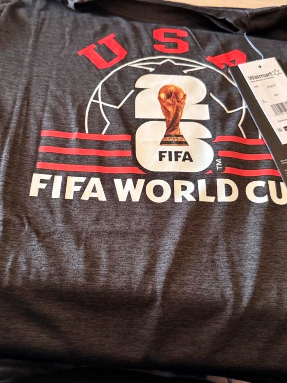 FIFA Boys' Grey and Black T-shirt